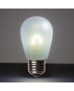 CL76846 E26 Base S14 Cool White Satin Glass LED Filament Bulbs PACK OF 5